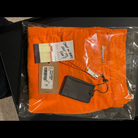 ORANGE DSQUARED DEADSTOCK
